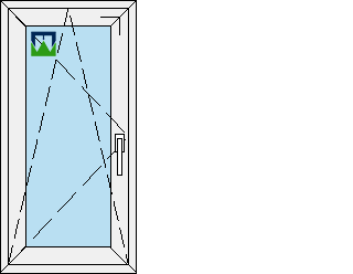 600x1200 rankena dešinėje