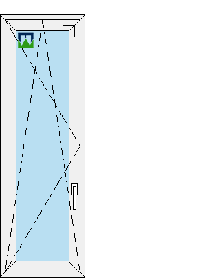 650x1850 rankena dešinėje