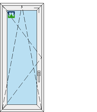 700x1750 rankena dešinėje