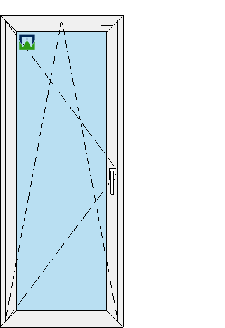 850x2150 rankena dešinėje