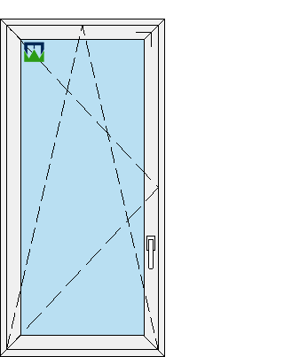 900x1850 rankena dešinėje