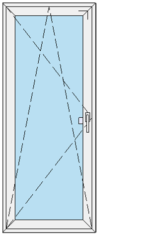 950x2050 rankena dešinėje